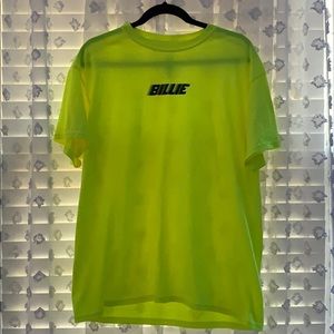 Neon Yellow Billie Eilish Tee